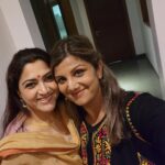 Rambha Instagram - Lovely time catching up with friends (family)after long time 😍🥰love you khush 😘 thanks