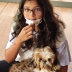 Rambha Instagram - Doggie love ❤️ #dog #love #puppiesofinstagram #kids#naughty #girls#children