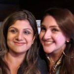Rambha Instagram - Meeting this Sweet Angel after long time 💓 met her in" YAANAI" premiere show.#movies #show #celebrities
