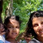Rambha Instagram - Water balloons fun 🤗🎈#balloons #funny #kids