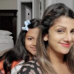 Rambha Instagram - Good morning 🙏 #family#kids#happy#safe#home#celebrity#celebritystyle #celebrityfashion #celebritystylist #accident #cars #fans #public