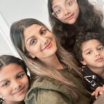 Rambha Instagram - My birthday pics with my lifelines ❤️❤️❤️😘😘😘trying to squeeze in one frame 🤩❤️#celebrity #celebration #family #reels #housewife #women #celebstyle #fans #media #press#selfie #pics #believeinyourself #yourself #selflove#beautiful #gorgeous#birthday #birthdaygirl #birthdaycake