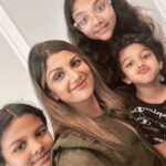 Rambha Instagram - My birthday pics with my lifelines ❤️❤️❤️😘😘😘trying to squeeze in one frame 🤩❤️#celebrity #celebration #family #reels #housewife #women #celebstyle #fans #media #press#selfie #pics #believeinyourself #yourself #selflove#beautiful #gorgeous#birthday #birthdaygirl #birthdaycake