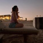 Ranjini Jose Instagram - When the sun sets on the beach 🏜️ 📷 @hashnacot Jebel Sifah