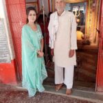 Richa Dixit Instagram - My grandfather is wishing you a very very happy birthday to you🎂 @richa_dxt My grandfather is big fan of yours and also wants to meet you again. 🤗 Trilochan mahadev Jaunpur