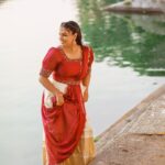 Rini Raj Instagram - ❣️ . . . Costume : @aalaadesigners ❣️ Ornaments : @parakkat_jewels ❣️ PC : @nandagopan_photography ❣️
