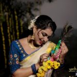 Rini Raj Instagram - വിഷു ആശംസകൾ ✨ . . . Costume : @asthra__by_dr.vinitha_vipin Project designer : @nidhinrajofficial____ Photography : @aadhi_photomakers Makeover : @neenzbridalmakeovers Art : @vipin_fe007 Video : @_grenedi Still : @vijith_photography_tvm