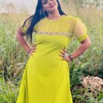 Rini Raj Instagram - 💚 . . . 👗 @shiva_designs_4u ❣️