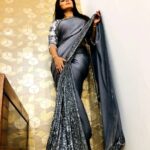 Rinku Ghosh Instagram - When in doubt, wear a saree 🩶🩶 #picoftheday#elegance#instagood#indianwear#