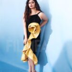 Ritabhari Chakraborty Instagram – Felt like a queen in @gauriandnainika 🖤 for #Filmfare shoot.