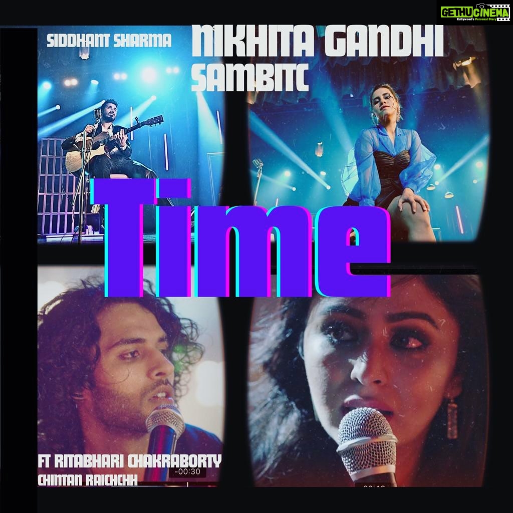 Ritabhari Chakraborty Instagram - A piece of our hearts will be yours in less than a week. “Time” is ready for you ❤️ i had the opportunity to make this with The QUEEN @nikhitagandhiofficial @sambitc @josh_e_martin . With @rachchhchintan to Share screen with ❤️ THIS IS OUR OFFICIAL COVER ART for the single and it’s yours now! One thing that we all wish we had more of, not money, not love , it’s TIME. “Wish we had more time, wish I could tell you you’re mine. “Let us welcome you all to our new offering, TIME. A song created for you all to live a moment stretched over a lifetime, come be a part of our journey with this timeless track. This song is created by SambitC , written by Josh & Me. Sung by none other than Nikhita Gandhi and Siddhant Sharma is sure to stay with you, for a long TIME.