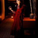 Riya Suman Instagram - In my mom s favorite color: Maroon! . . Outfit: @indishreelabel Styled by:@archita.seem MUA: @asthabisani Hairstylist: @theartofmuki 📸: @the.portrait.culture @shotsbyuv @sat_narain