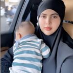 Sahar Afsha Instagram – My cutie azlan ❤️ Islam gives mothers a status great in Islam 😇 Mother is a blessing and a gift from Almighty Allah. The first word a baby utters is Mother in love and calls out loud no matter it is 💕 #saharafsha #deen #islam #motherhood Mumbai, Maharashtra