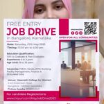 Sahar Afsha Instagram - Association of Muslim Professionals (AMP)*, in association with *Hasanath College for Women* is organizing a Free Mega Job Drive for the unemployed youth of Bangalore and nearby cities. *Day & Date*: Saturday, 27th May 2023 *Timing*: 10 AM - 4 PM *Job Vacancies*: FMCG, Retail, Hospitality, BPO, Banking, Facility Management, Finance, Health Care & other entry-level jobs *Candidate Qualification*: X & XII Pass, Graduates & Post Graduates *Eligibility Criteria*: Age - Minimum 18 years, Freshers & Experienced, both can apply. *Venue*: *Hasanath College for Women* # 43, Dickenson Road Bangalore-560042, Karnataka *Contact Person*:- Firdaus Ayesha 9108924840 Companies Sodexo Curefoods Airtel Paytm ICICI Reliance Digital / Trends Sukino Healthcare 2050 Healthcare Kotak Mahindra