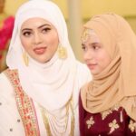 Sahar Afsha Instagram - The greatest act of love is to bring each other closer to Allah❤️ this little sister of mine @sara_tahreen started wearing hijab in such little age by just seeing the change in me❤️ so much love to u my lil sisters , you are such strong gal an inspiration to others 💕 Masha Allah Aap sab bhi duaon mai zaroor yaad rakhna humme ❤️ Bangalore, India