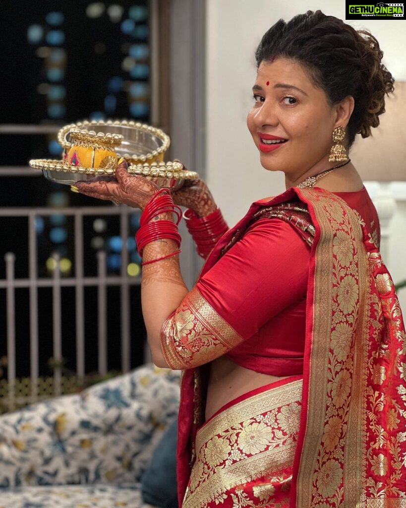 Sambhavna Seth Instagram - Happy Karwa Chauth❤