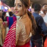 Sanchita Banerjee Instagram - My look for Ashtami evening ❤️🧿😇🤗😘 Thanks Vidya for designing this beautiful saree @vidyamourya096 #festival #durgapuja #positivity #love #smile #instagood #fun #beautiful #instadaily #ootd #cute #actorslife #sanchitabanerjee #picoftheday #mumbai #indiandresses #beauty