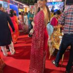 Sanchita Banerjee Instagram - My look for Ashtami evening ❤️🧿😇🤗😘 Thanks Vidya for designing this beautiful saree @vidyamourya096 #festival #durgapuja #positivity #love #smile #instagood #fun #beautiful #instadaily #ootd #cute #actorslife #sanchitabanerjee #picoftheday #mumbai #indiandresses #beauty