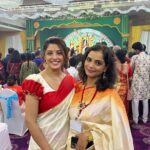 Sanchita Banerjee Instagram - Thank you so much for making our darshan so special..we had a great time @daskalpana59 ❤️😇🙏🏻🤗 @ruhaansaapru #darshan #durgapuja #happy #smile #instagram #ootd #picoftheday #instalike #love #positivity #blessed