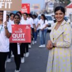 Sanchita Shetty Instagram - On world Osteoporosis Day. Apollo Speciality Hospital’s organised a walkathon on world Osteoporosis Day to Create awareness to have healthy bones. Wonderful to be part of this special cause. Thanks for having me As a Special celebrity Guest speaker. Along with Mr.Shankar IPS, ADGP Commissioner police & Orthopedic Surgeon Dr Jambu. Event : World Osteoporosis day cause @theapollohospitals @apollo_chennai Cloths : @miya_designers VC : @aaronprince_photography #worldosteoporosisday #apollo #apollohospitals #healtybone #healthylifestyle #goodhealth #goodlife #sanchita #sanchitashetty #spreadlovepositivity ❤️