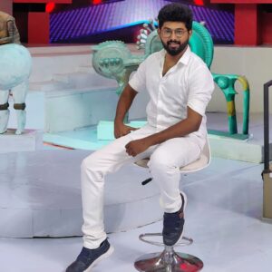 Saravana Vickram Instagram - At "Neeya Naana" show...✨🤩

#neeyanaana #vijaytv #saravanavickram