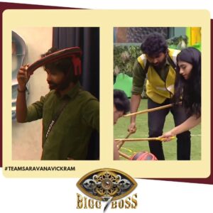 Saravana Vickram Instagram - 2 Games 2 Strategies😄

#saravanavickram 
#bb7 #biggbosstamil #teamsaravanavickram #saravanavickram #biggboss7 #biggboss7tamil #vijaytelevision #disneyplushotstar #kannan #saravanavikram