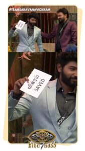 Saravana Vickram Instagram - Thanks for Saving❤️

#saravanavickram 
#bb7 #biggbosstamil #teamsaravanavickram #saravanavickram #biggboss7 #biggboss7tamil #vijaytelevision #disneyplushotstar #kannan #saravanavikram  #kadaikuttysingam❤  #kannanaishu #pandianstoresvijaytv #pandianstoresepisode