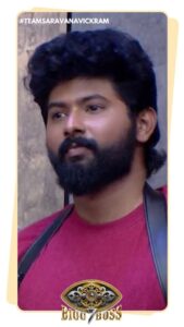 Saravana Vickram Instagram - Our Captain 🔥

 #TeamSaravanaVickram  #RendulaOnnuPaakkalaam #Vickram #bbcaptain #BiggBossTamil #BBT #BBTamilSeason7
#saravanavickram #பிக்பாஸ் #VijayTelevision #VijayTV #Disneyplushotstartamil#biggboss7 #biggboss7tamil #tamilbiggboss #biggbosstamil7 #biggbosstamilupdates #biggbossupdates #vijaytvbiggboss #biggbosspromo #kamalhassan #vijaytelevision  #biggboss7tamil #saravanavikram