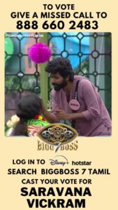 Saravana Vickram Instagram - Vickram As Raveena😂😂🔥

To Vote Saravana Vickram !!

Login to @disneyplushotstartamil app Search for BIGG BOSS TAMIL 7

Tap on VOTE Cast Ur Vote for #SaravanaVickram

Tap on Done & also pls give Missed call to 08886602483(limit 1 vote per day)

#Voteforsaravanavickram
#votesaravanavickram
#bbvotes #bb7voting
#standwithsaravanavickram
#Supportsaravanavickram
#Teamsaravanavickram
#biggboss7tamil
#biggboss7
#bb7