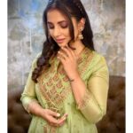 Sayali Sanjeev Instagram – 💚
•
Styled by @trushala_nayak 
•
•
#blessed