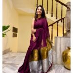 Sayali Sanjeev Instagram - My Fav 💞 • • Wearing saree by my favourite @eternitybysakshi 💞 • • #sareelove #naariinsaree #fav #love #💞 India