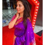 Sayali Sanjeev Instagram - गोष्ट एका पैठणीची ❤️ • • पैठणी by @sayalirajadhyakshasarees ❤️ Styled by @trushala_nayak ❤️ • #goamarathifilmfestival #goshtaekapaithanichi Panjim, Goa, India