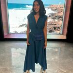 Sayani Gupta Instagram - Mood is 💙 Self styled in @stylemati with my tie & dye DMs! MUA @eshwarlog Hair @paloshell For #badminton @largeshortfilms at @mumbaifilmfestival