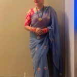 Seema Singh Instagram - Saree vibes ✨🩶🩷 . . . #saree #sareelove #festivevibes #tredistional #look #indianbeauty #trending #viral #ootd #photooftheday #instagood