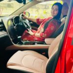 Seema Singh Instagram - new member 🚗 . . . .#newcar #car #red #redcolour #instagood #mghectorplus #🤞🏻