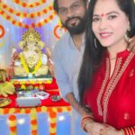 Seema Singh Instagram - #blessed 😇 #ganpatibappamorya 🙏😇 #ganpati2023