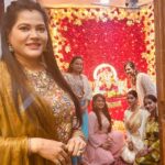 Seema Singh Instagram - Our hearts ❤️ are full with blessings and our stomach with Modak … Ganpati Bappa Morya @sangeetatiwari_official @item_queen_seemasingh @poooooojjjjjjjjaaa @mishra_ankita_16 @mishrashobha269 #festival #ganpatibappamorya #ganeshchaturthi #photo #photooftheday #instagram #instadaily #ootd #indianattire
