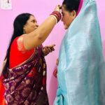 Seema Singh Instagram - Maa ka aashirwad 😇🙏😍 . . . . . #photooftheday #kharna #chhathpuja Barbigha