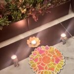 Shaheer Sheikh Instagram - May the divine light quell the darkness within us. #HappyDiwali #शुभदीपावली Rangoli by #Anaya