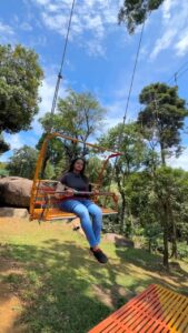 Shalu Menon Instagram - Exploring the beauty of Wayanad ❤️ with adventure 

A heartfelt thank you @shalumenonhere for choosing us to curate your unforgettable Wayanad experience❤️

#wayanadantraveler 

#wayanad #wayanadan #900kandi #swing #giantswing #glassbridge #wayanadtourism #shalumenon #actress