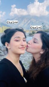 Sheen Dass Instagram - Not sure if we resemble at all...
Yet so many people insist on seeing double! 😅🤔👭
What you think ? 🤔
.
Oh yes .. but there’s 
One thing we know for sure .. our voices are so much in sync that we confuse even our parents on 📞 🤔😁
.

Also my dear Didaa @swatidass PS 
- I love you the most. 💖 
.
.
#sister #moments #sheendass #swatidass #sistergoals #forever #love 🧿
