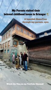 Sheen Dass Instagram - New YouTube Vlog is Out ! 🧡
.
If you haven’t already, make sure to check out my latest #srinagar #hometour vlog on my YouTube channel! “Iamsheendass”
It’s all about the nostalgia of my parents revisiting their childhood home after more than 33 years . 
Click this link in my Bio to watch ! 
.
.
#sheendass #kashmir #kashmiripandits #hometour #nostalgia #memories #heartfelt #trip #kashmiri #kashmiriyat