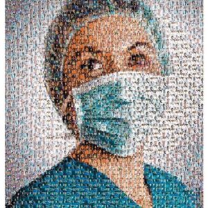 Shirish Sharavanan Instagram - Happy to share This portrait, Which is made with the pics of all the doctors and nurses who passed away in this pandemic.

#doctorsdayindia #doctorsday #doctorslife