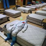 Shirish Sharavanan Instagram - #Photo_of_the_day: The last night at #Wuhan's last makeshift hospital, Doctor Jiang Wenyang is lying on the empty bed, exhausted and relieved. Tomorrow this one last makeshift hospital will be closed for good. (Photo by Lai Xinlin) #wuhan #china #corona #coronavirus #byebye #touched #doctor ❤️