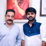 Shirish Sharavanan Instagram - So glad to have met the encyclopedia of Cinema, #kamalhaasan sir today and to have got his blessings for my birthday and my future projects 🙏🏼