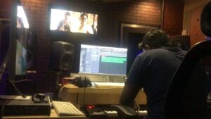 Shirish Sharavanan Instagram - This is how it happens #Blessed to see these 💣🌟 #Yuvan #RajaRanguski #RajaranguskiTeaser #composing  @itsyuvan @thinkmusicofficial (TEASER LINK IN BIO)