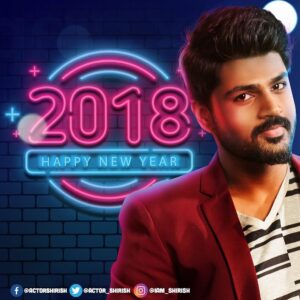 Shirish Sharavanan Instagram - May this new year be a joyful ride for you and your family. Here's wishing you the best year ahead. #happynewyear ! #2018