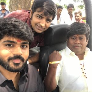 Shirish Sharavanan Instagram - ‪Very happy to be associated with senthil sir and and sathish #Pistha 🎬🎥‬