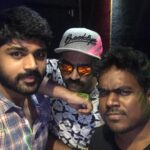Shirish Sharavanan Instagram - It was fun tripping to the song sung by @str609 with him and @itsyuvan this evening. Hang on for the video 😜 #rajaranguski