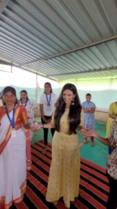 Shivani Baokar Instagram - "Primary and Higher education is a must for all the girls." - Shivani Baokar

What a beautiful feeling it was to celebrate Women's Equality Day with @empowher_india, who help girls to stand up for their rights and make them stronger as a person! 

Special thanks to @krishshenoy for all the help!

#mulgishiklipragatizhali 👧🏼👩🏽‍🎓📓

#education #learning #school #motivation #students #love #study #student #science #knowledge #teacher #children #college #india #covid #kids #university #learn #bhfyp #business #teaching #success #instagood #community #teachers #instagram #technology #inspiration #english